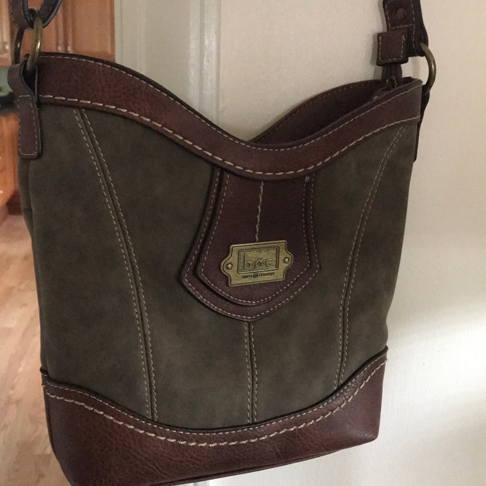 B  O C Crossbody bag suede/leather